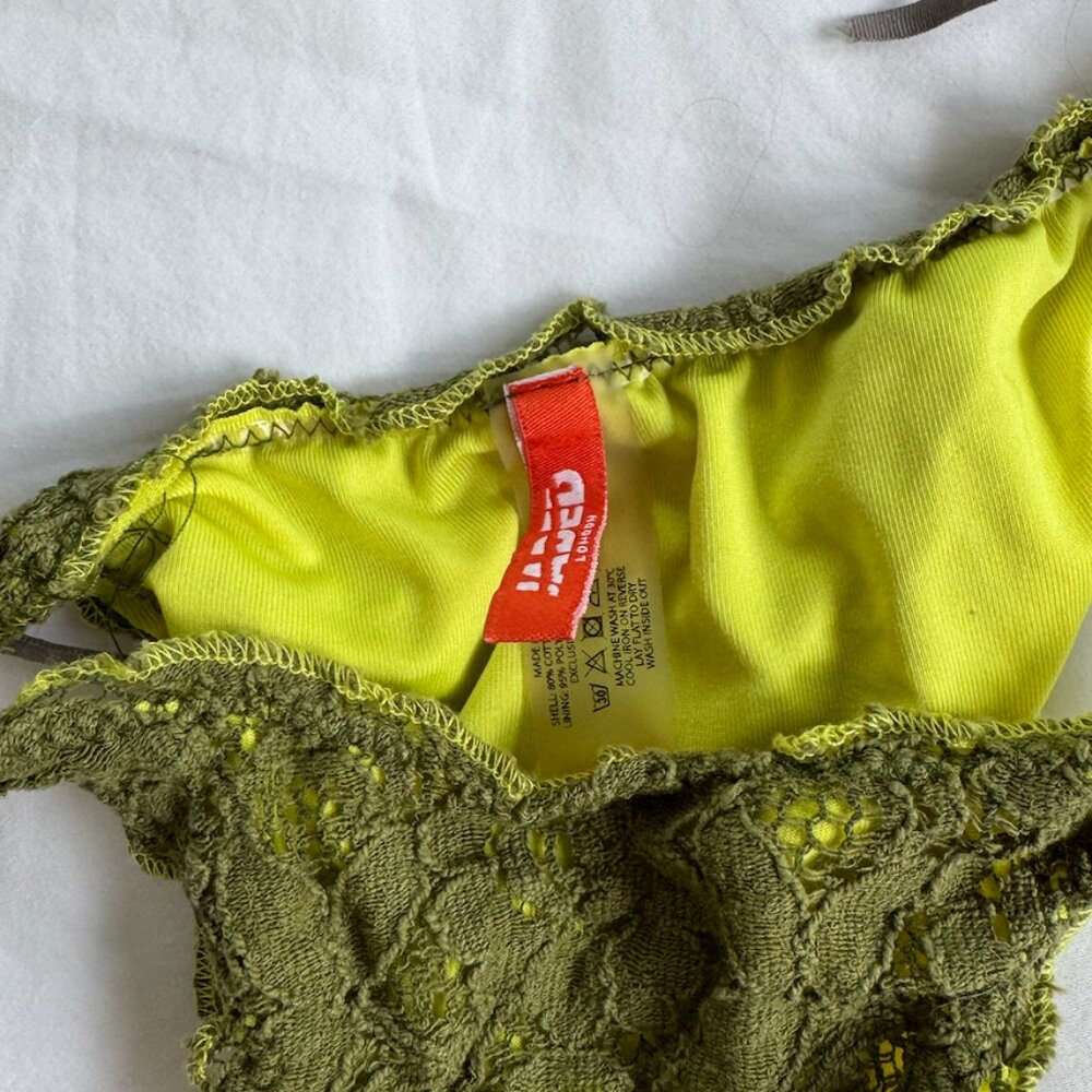 Jaded London green lace bikini - Picture 3 of 3